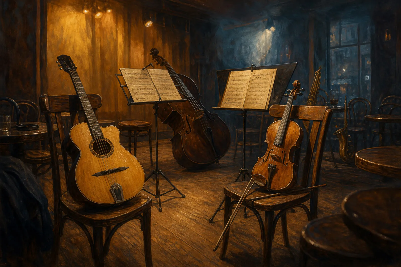 Editorial illustration visualizing a musical, technical, or social idea discussed in this story.