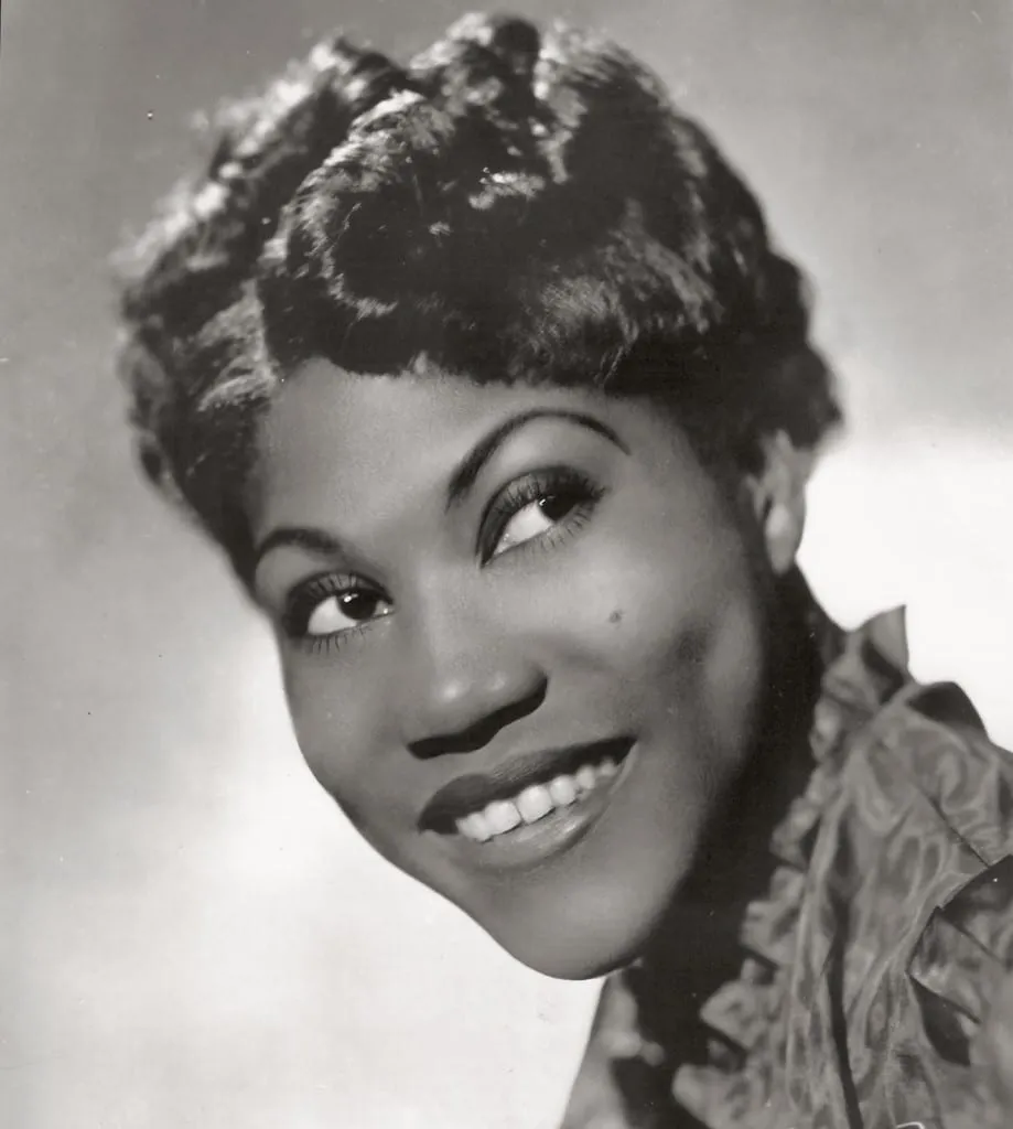 Archive image: Publicity photo of American musician Sister Rosetta Tharpe in 1938.