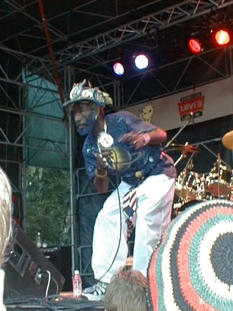 Archive image: Lee Scratch Perry live