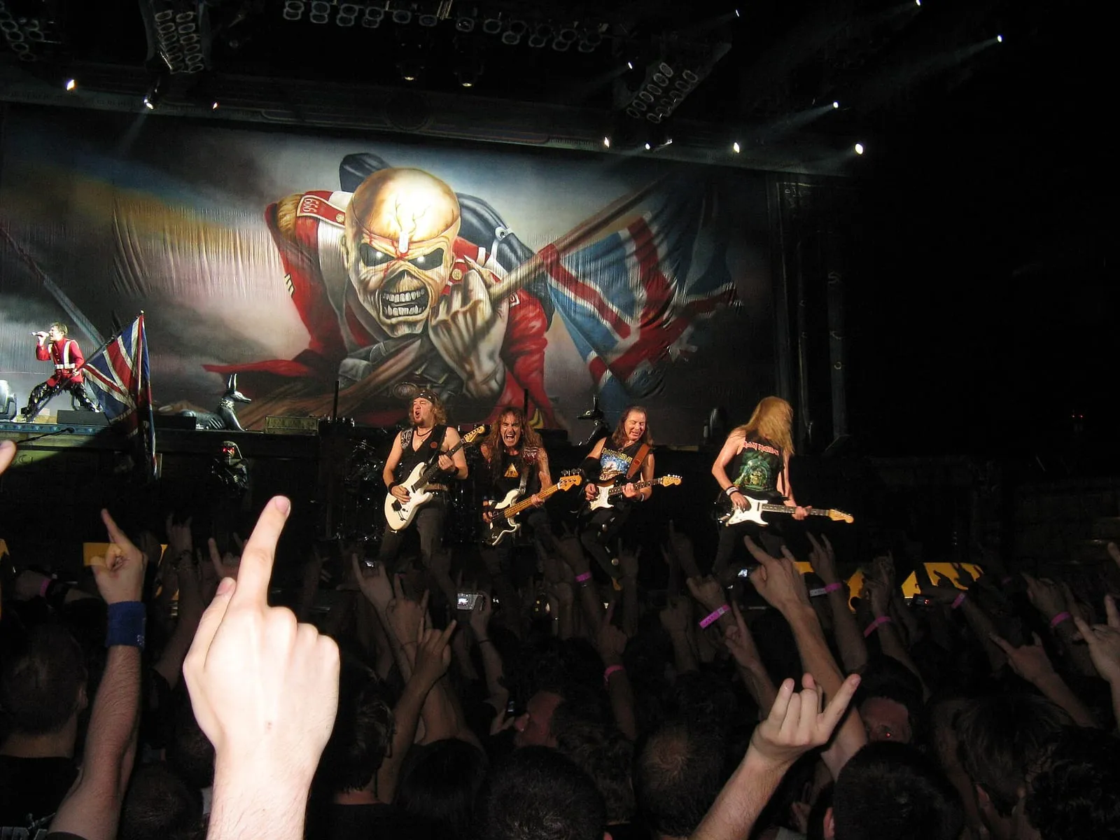 Archive image: Iron Maiden in Paris (Bercy Arena) on July 1st 2008