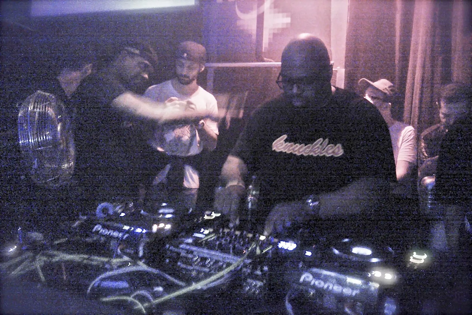 Archive image: Frankie Knuckles @ Sugar Factory club, 2012.