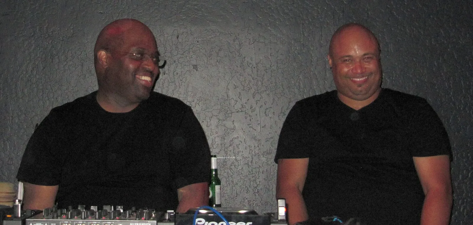 Archive image: Frankie Knuckles and DJ David Harness performing at The Mighty (San Francisco)