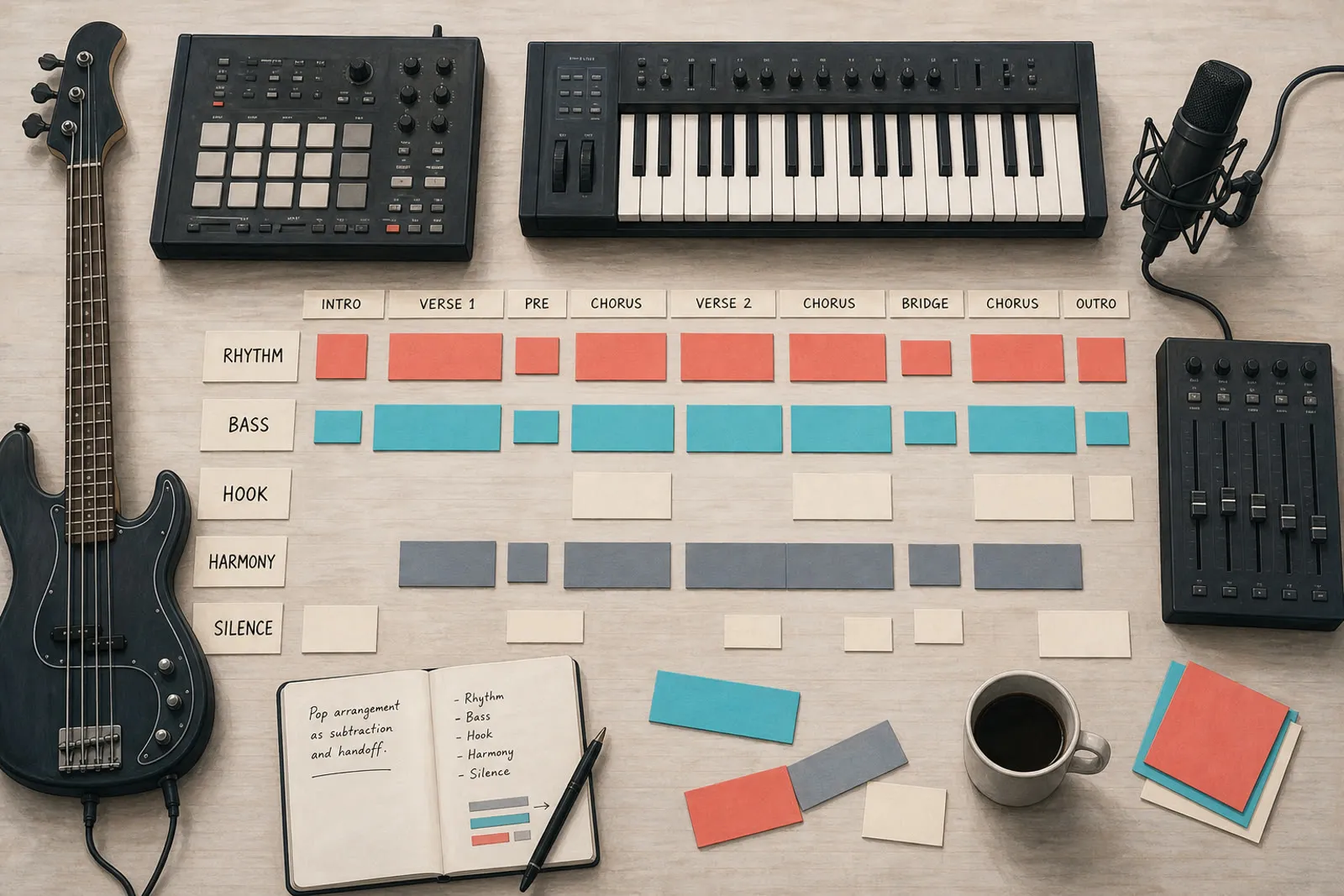 Editorial illustration visualizing a musical, technical, or social idea discussed in this story.