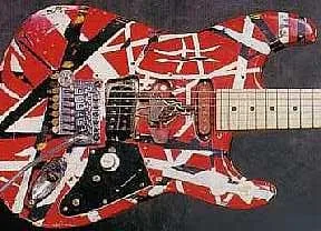 Archive image: Guitar of Eddie Van Halen